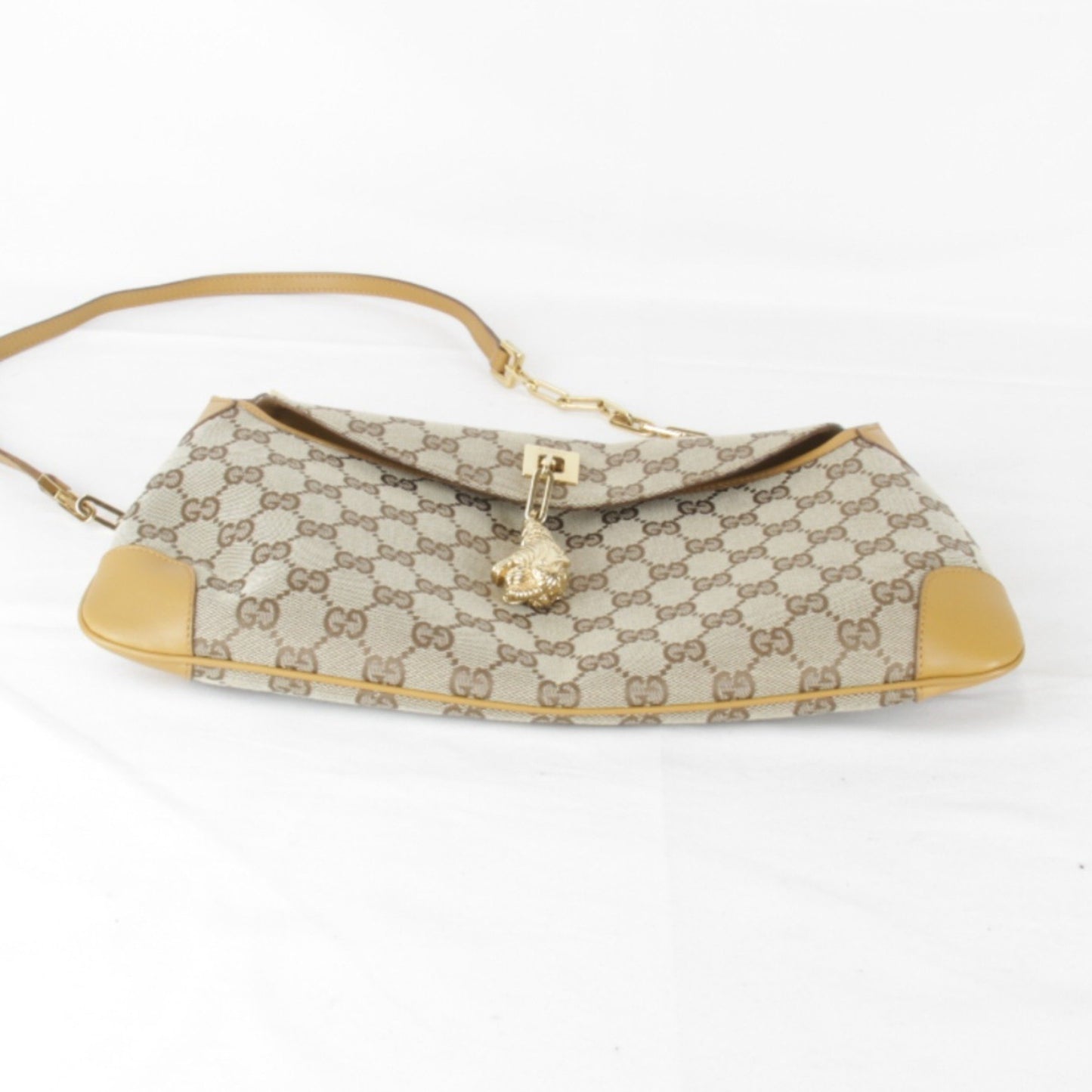 Gucci GG canvas, Brown, Canvas, shoulder