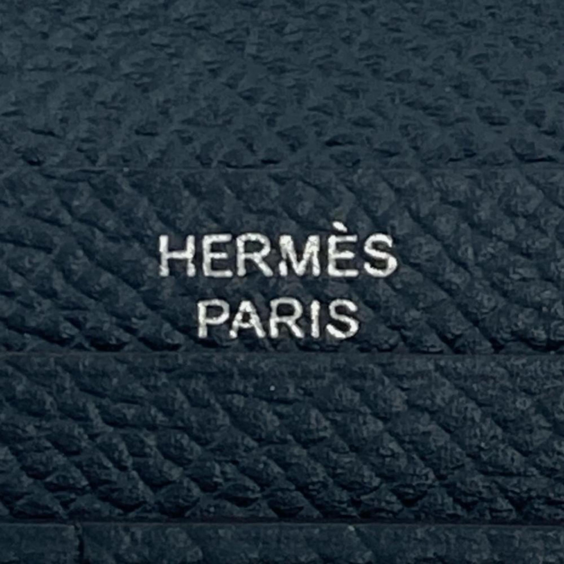 Hermès Béarn, Grey, Leather, wallet