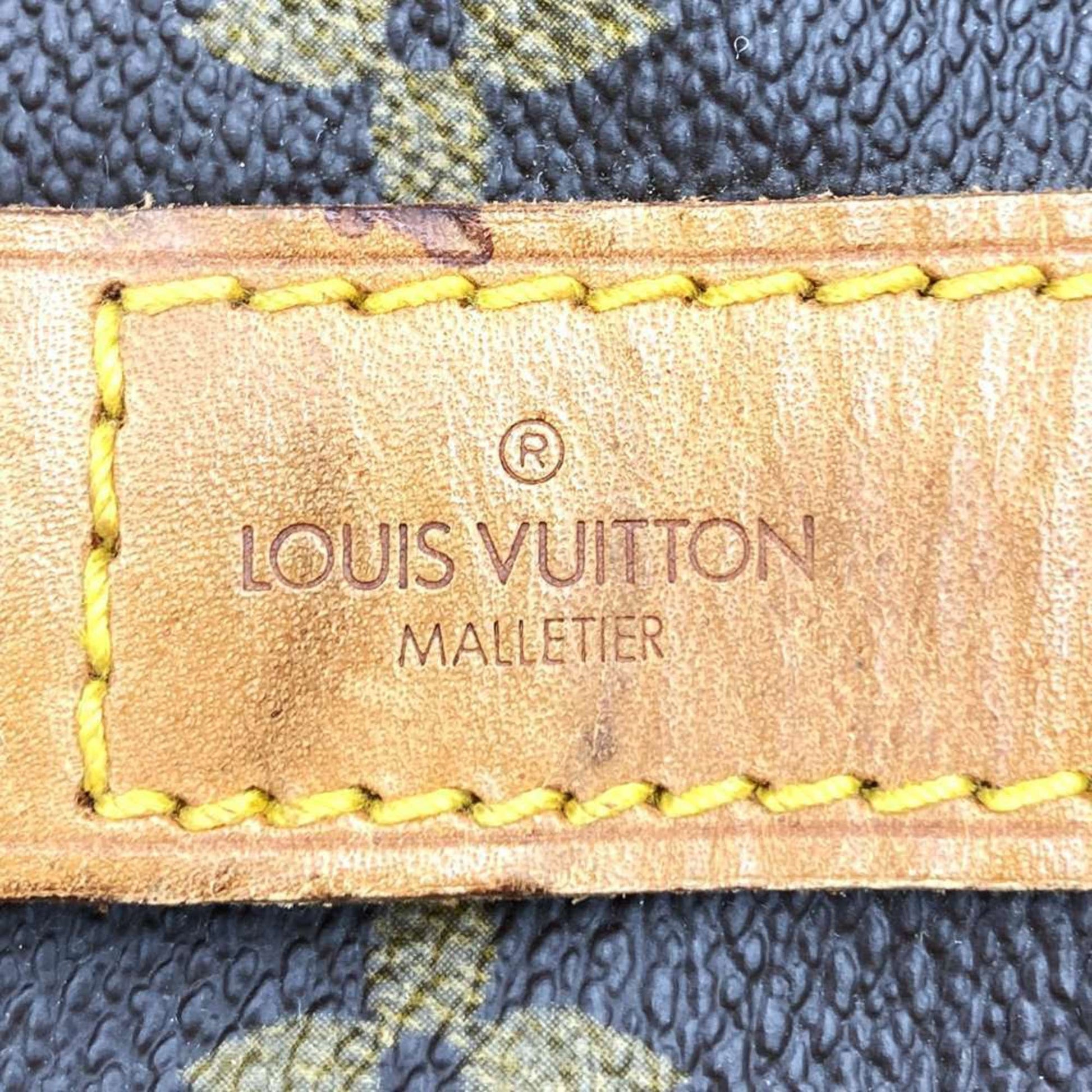 Louis Vuitton Keepall 50, Brown, Canvas, travel