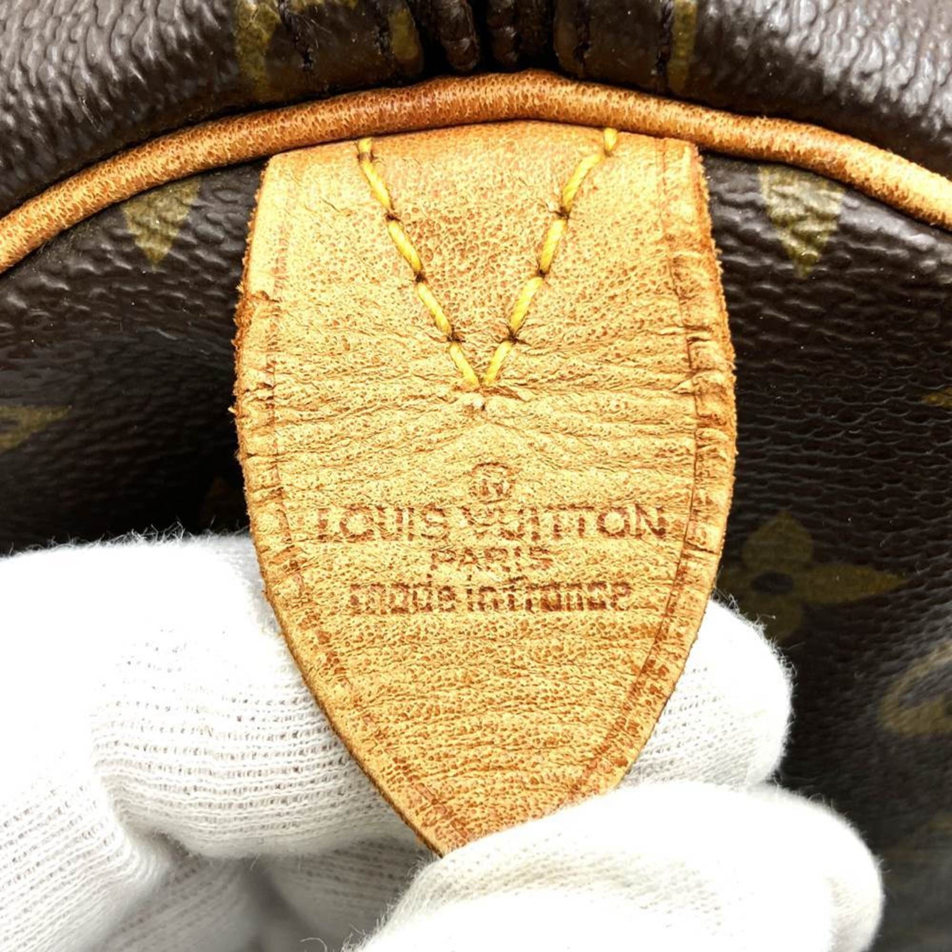 Louis Vuitton Keepall 55, Brown, Canvas, travel