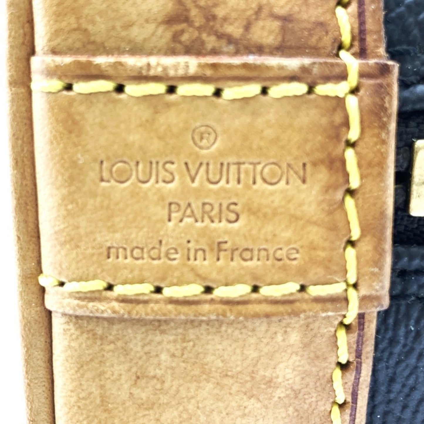Louis Vuitton Alma, Brown, Canvas, handbag
