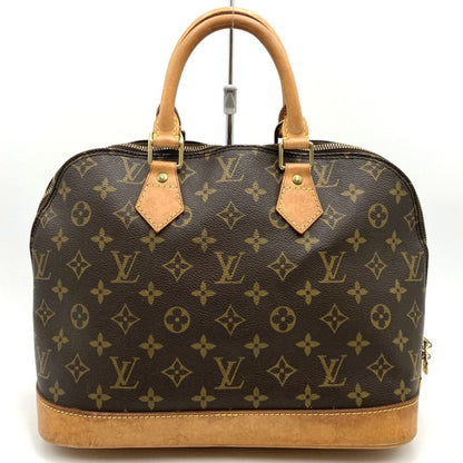 Louis Vuitton Alma, Brown, Canvas, handbag