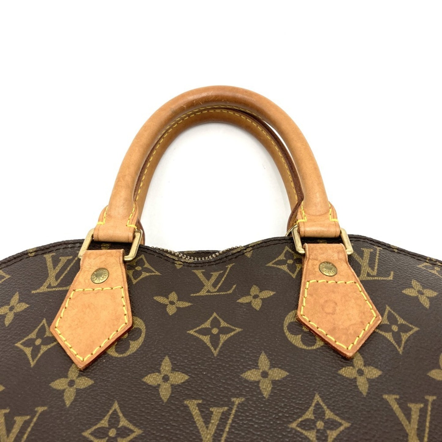 Louis Vuitton Alma, Brown, Canvas, handbag