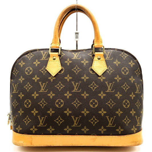 Louis Vuitton Alma, Brown, Canvas, handbag