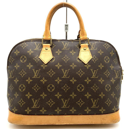 Louis Vuitton Alma, Brown, Canvas, handbag