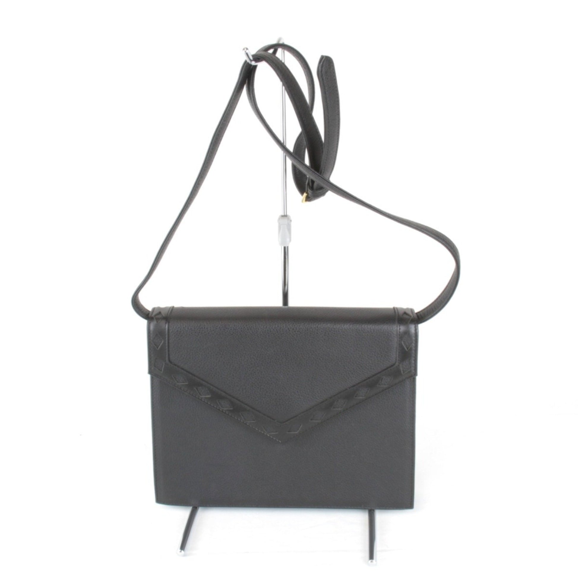 Saint Laurent, Black, Leather, shoulder