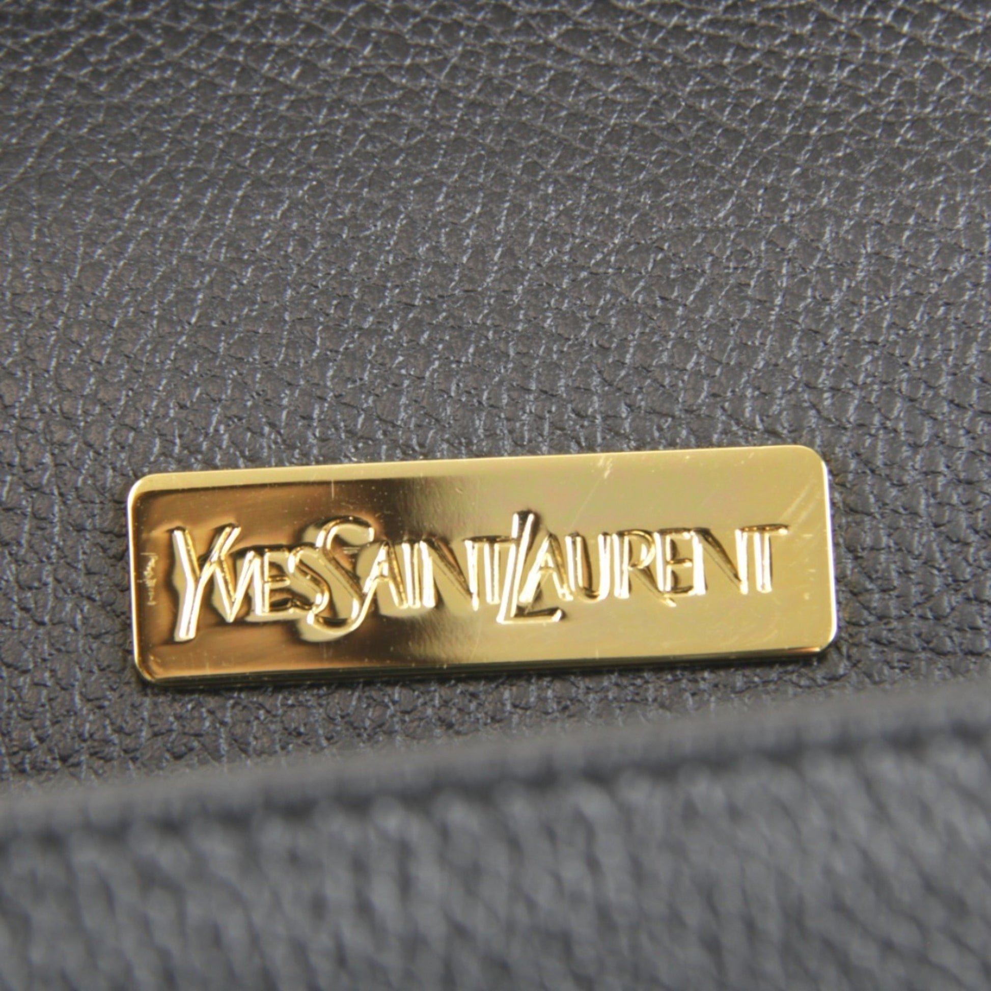 Saint Laurent, Black, Leather, shoulder