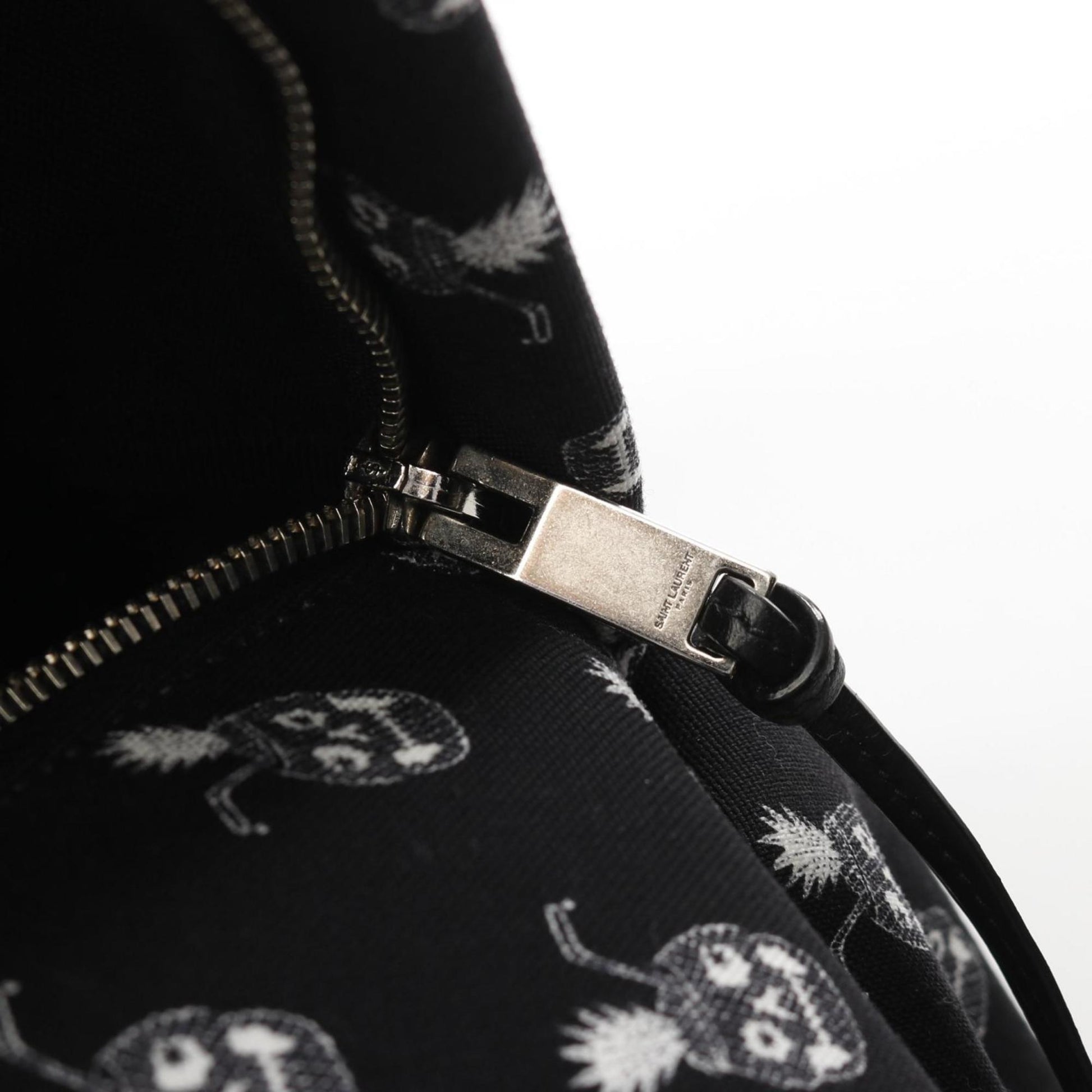 Saint Laurent -, Black, Canvas, backpack