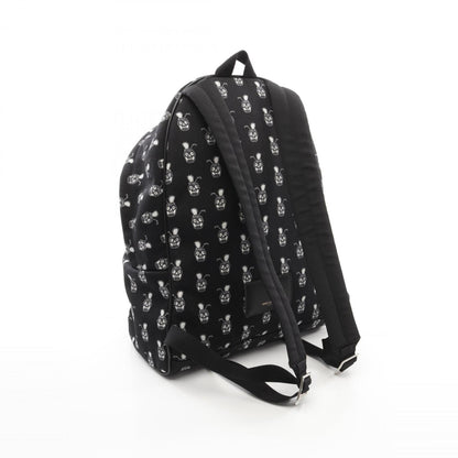 Saint Laurent -, Black, Canvas, backpack