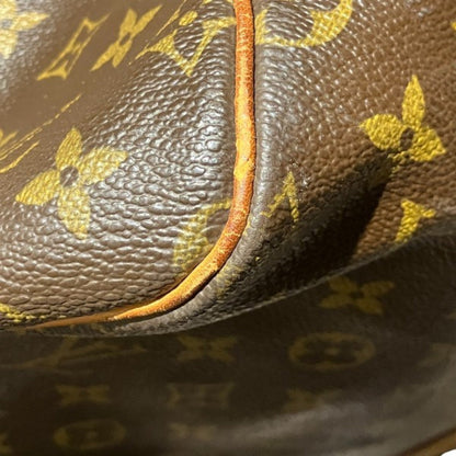 Louis Vuitton Keepall 55, Brown, Canvas, travel