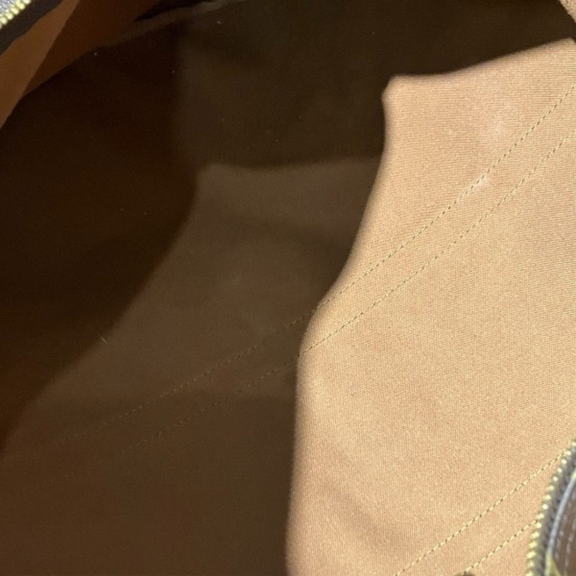 Louis Vuitton Keepall 55, Brown, Canvas, travel