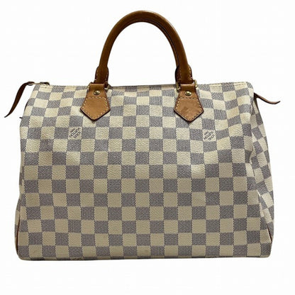 Louis Vuitton Speedy 30, White, Canvas, handbag