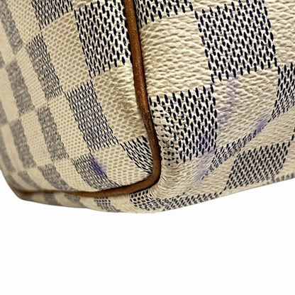 Louis Vuitton Speedy 30, White, Canvas, handbag