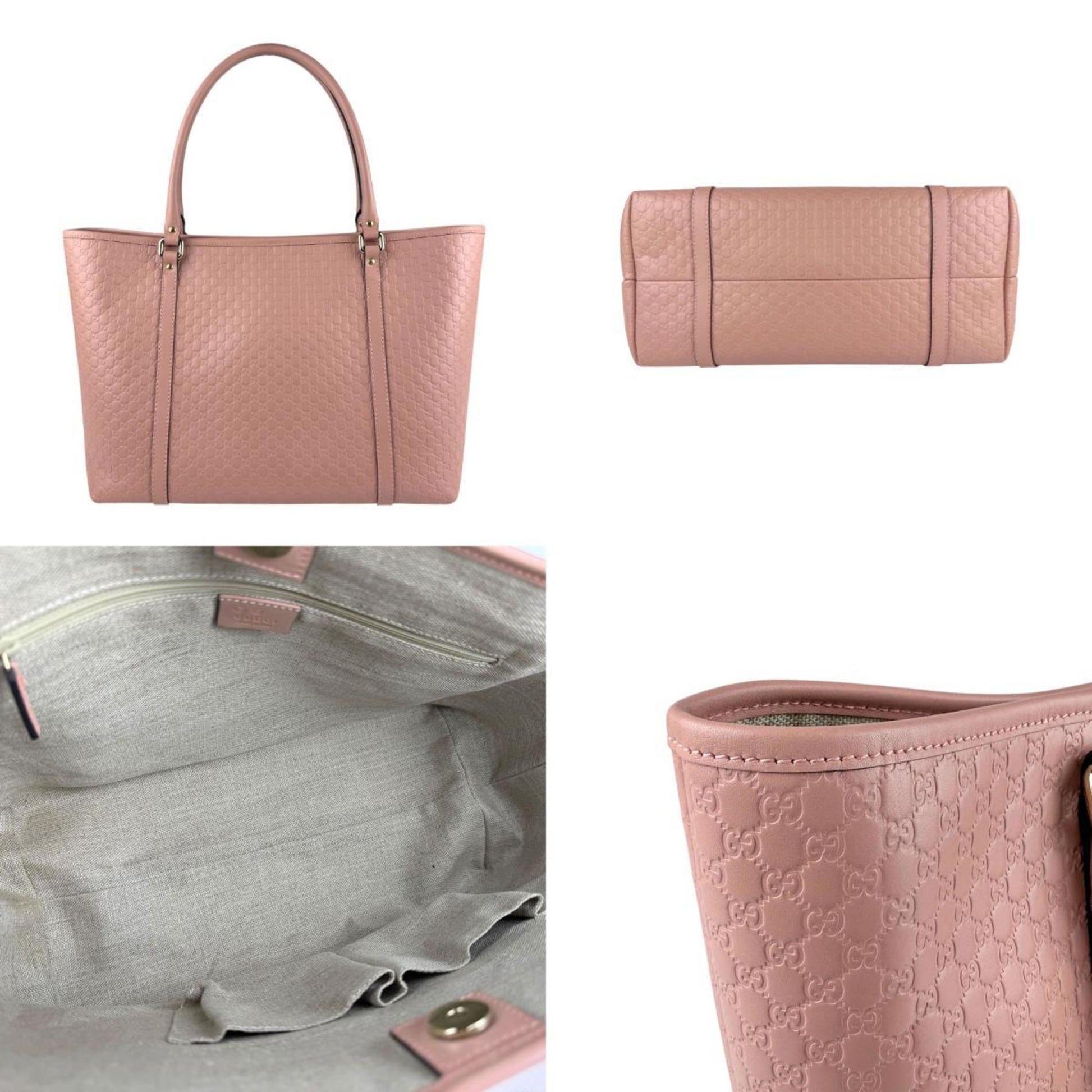 Gucci Dome, Pink, Leather, tote
