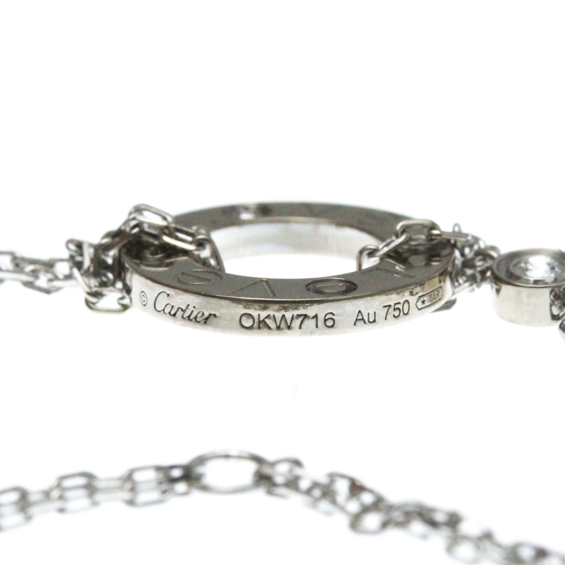 Cartier Love, Silver, White Gold, bracelet
