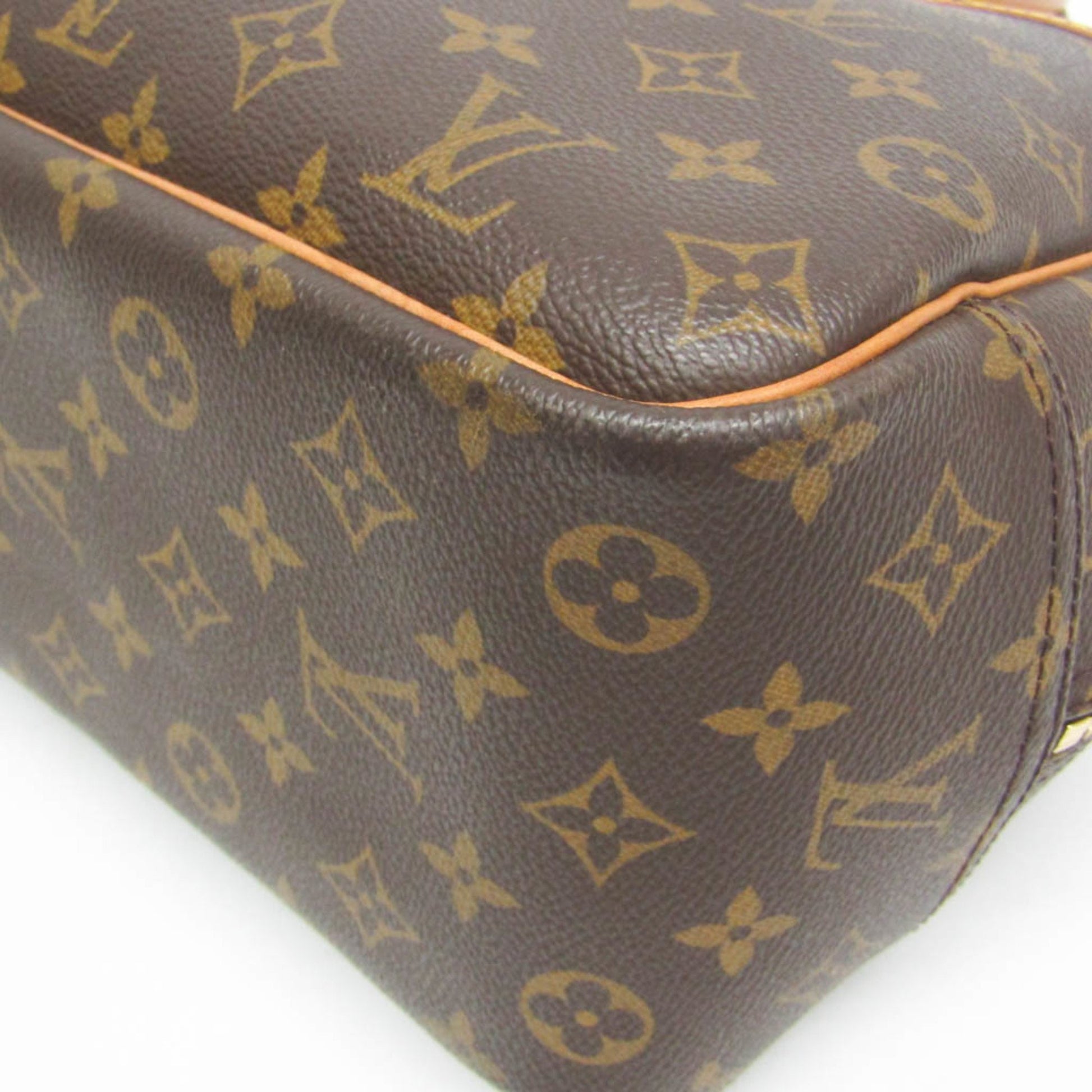 Louis Vuitton Deauville, Brown, Canvas, handbag