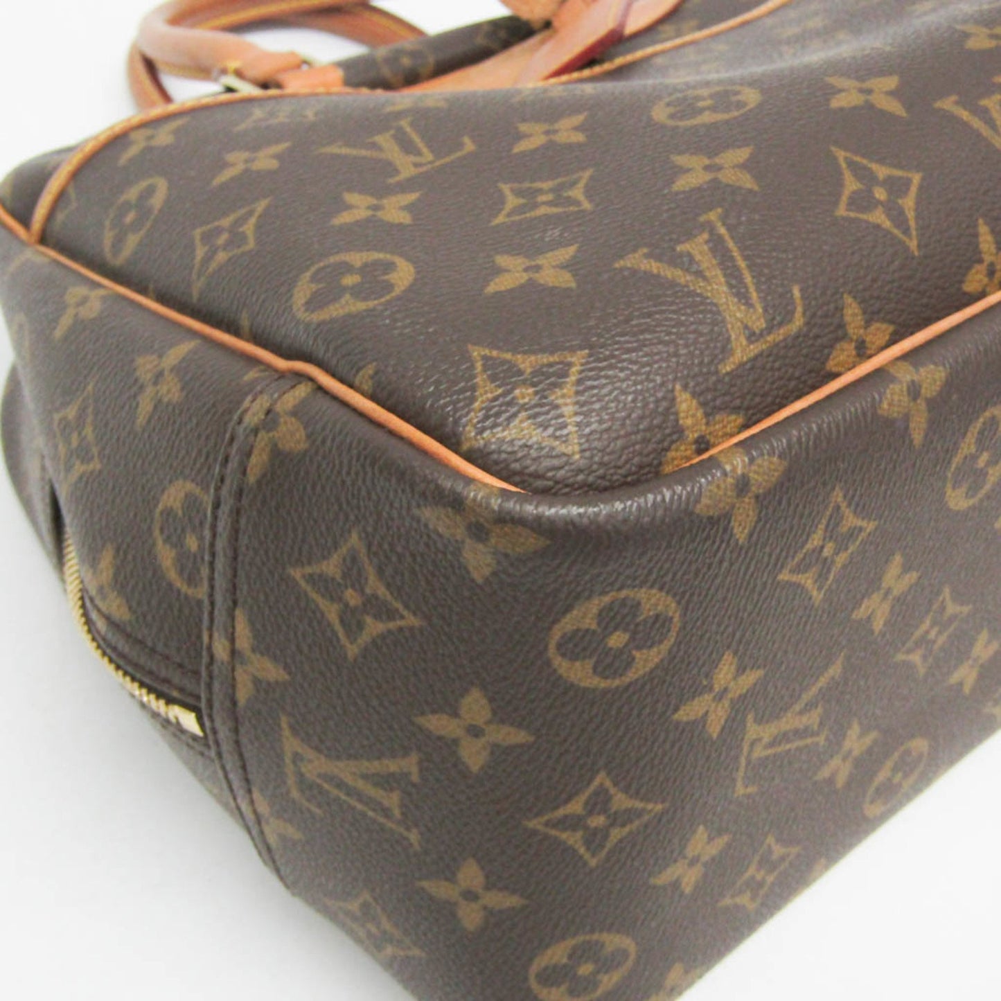 Louis Vuitton Deauville, Brown, Canvas, handbag