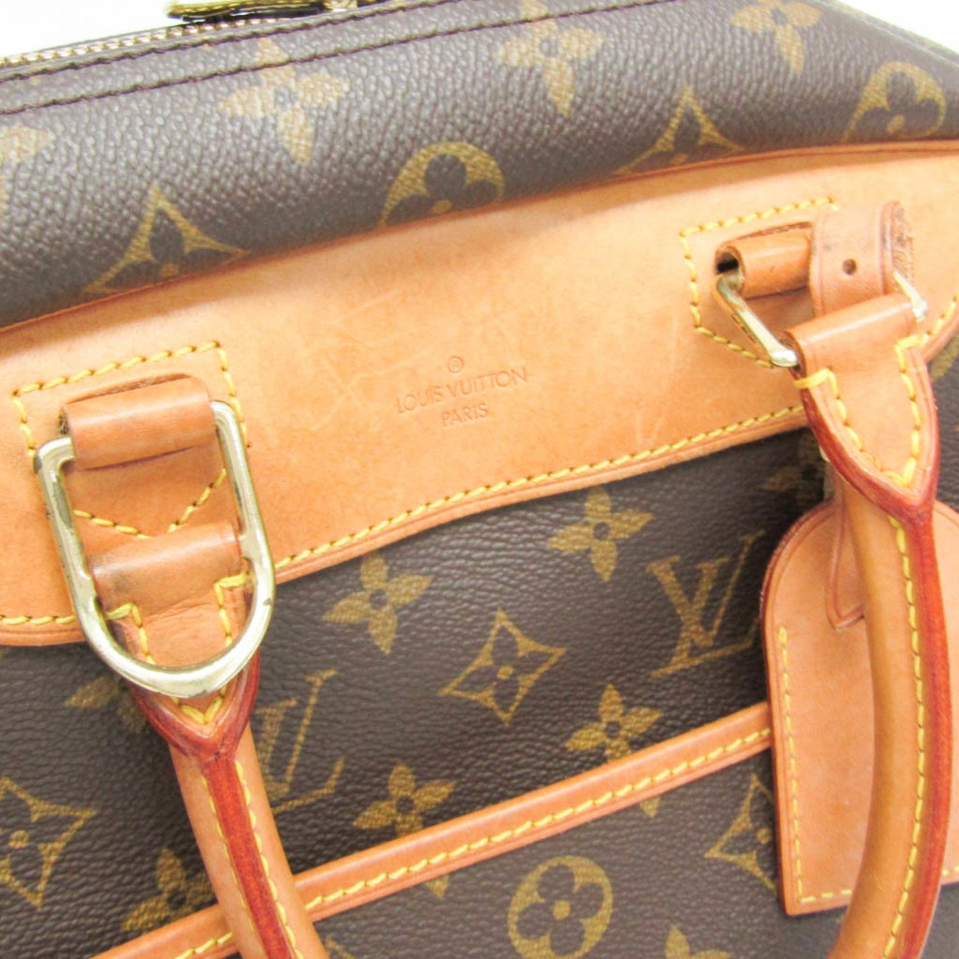 Louis Vuitton Deauville, Brown, Canvas, handbag