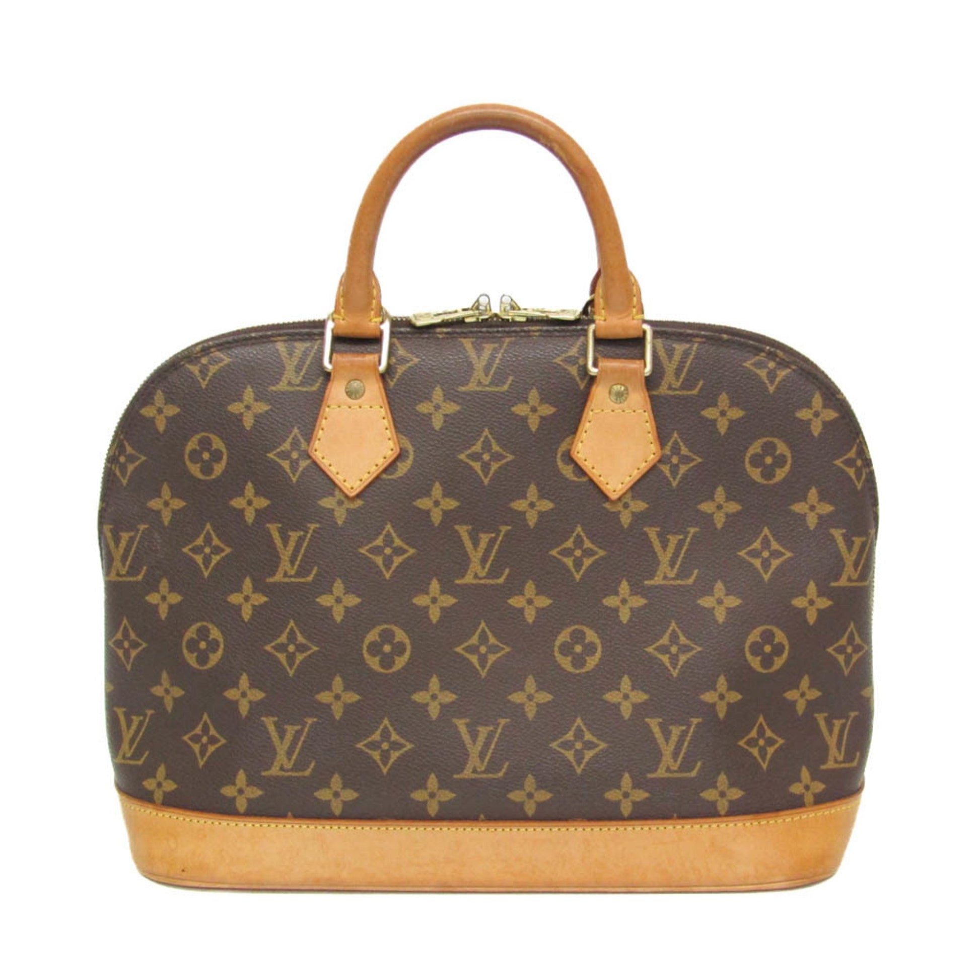 Louis Vuitton Alma, Brown, Canvas, handbag