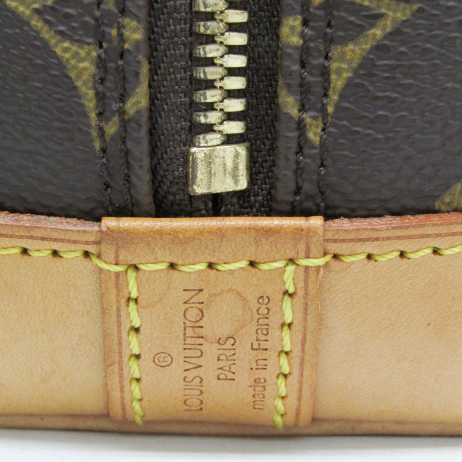 Louis Vuitton Alma, Brown, Canvas, handbag