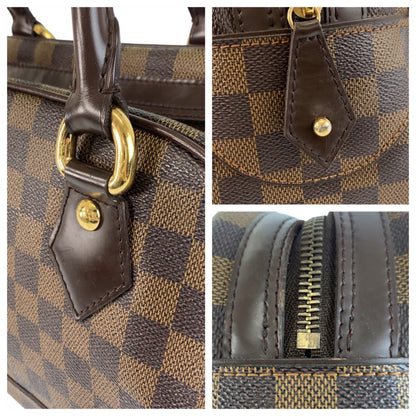Louis Vuitton Duomo, Brown, Canvas, handbag