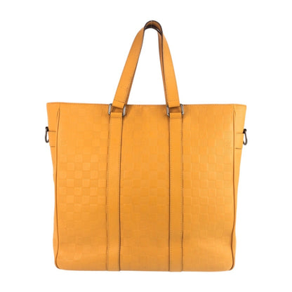 Louis Vuitton Tadao, Yellow, Leather, tote