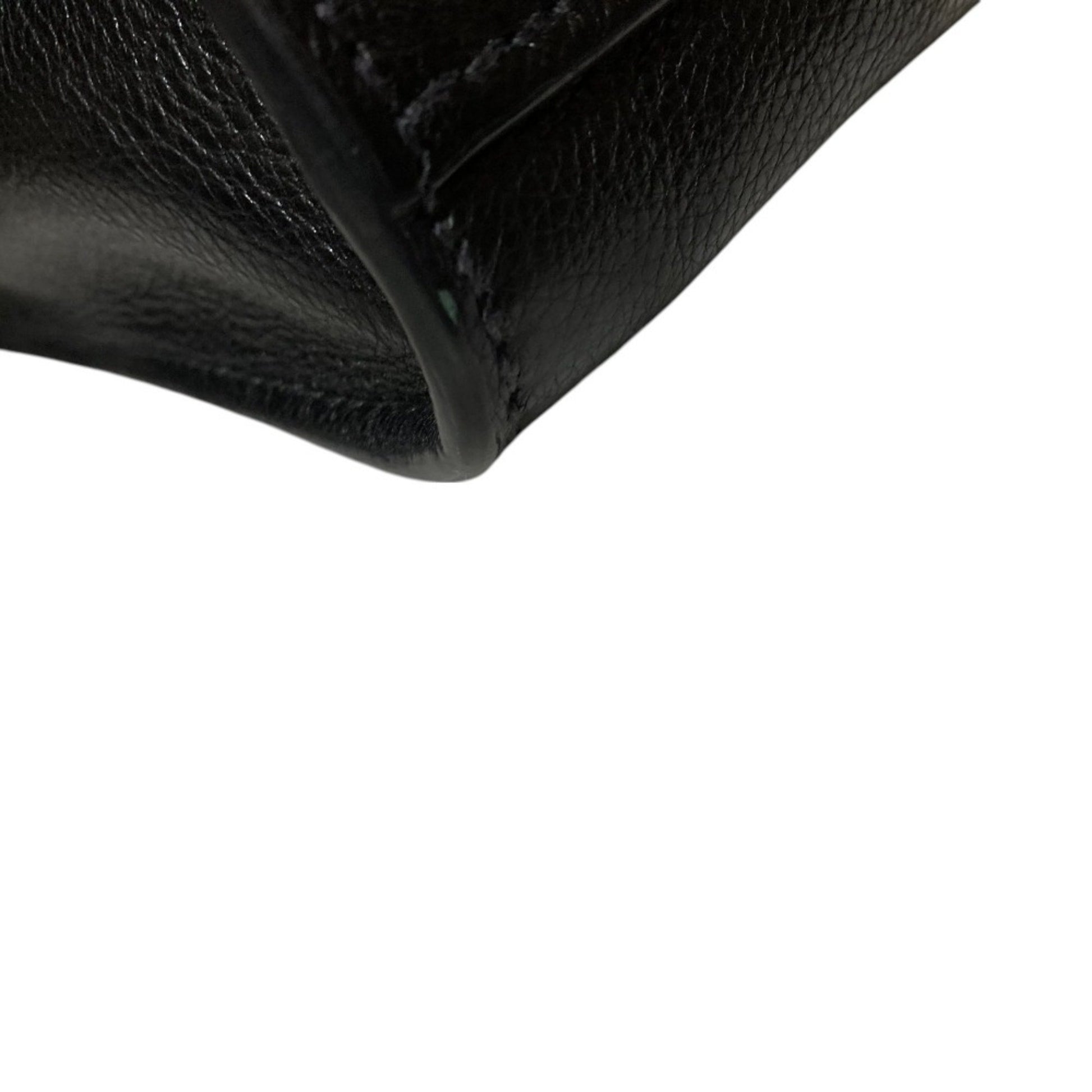 Prada Twin Pocket, Black, Leather, tote