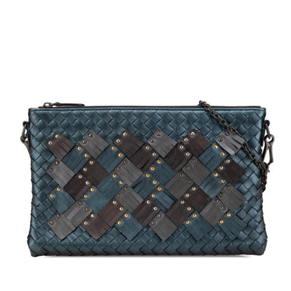 Bottega Veneta Intrecciato, Brown, Leather, shoulder
