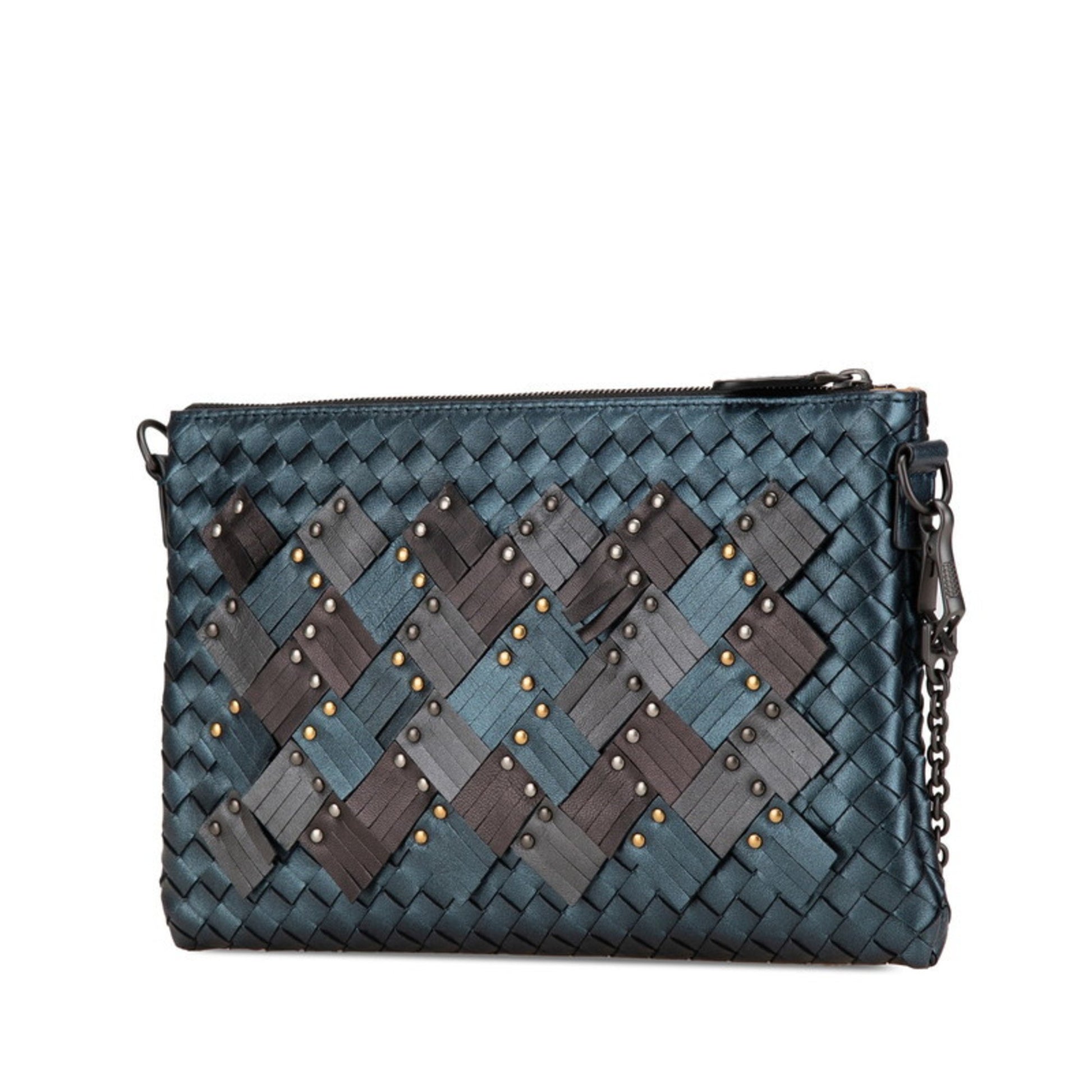 Bottega Veneta Intrecciato, Brown, Leather, shoulder