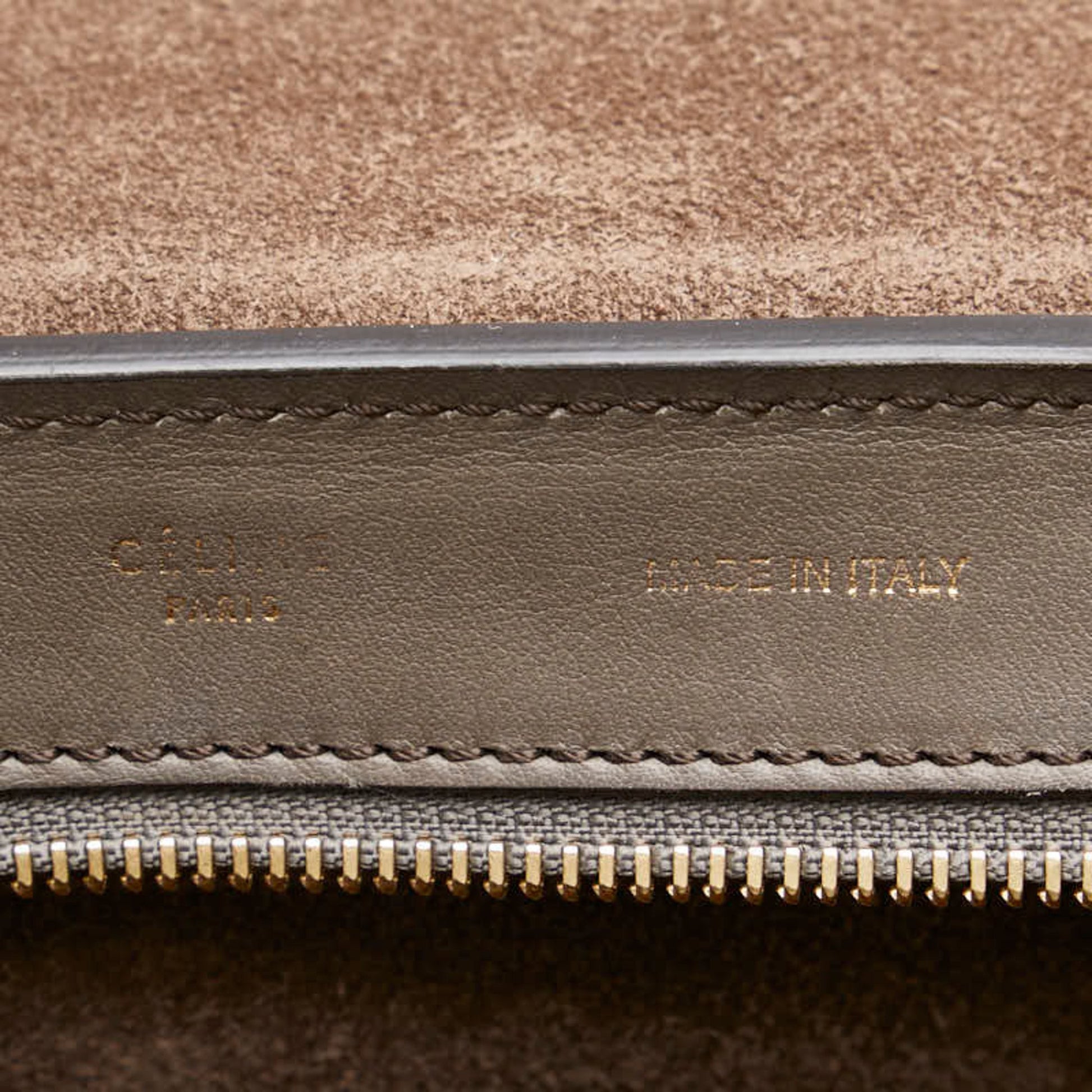 Céline Trapèze, Multicolour, Leather, handbag