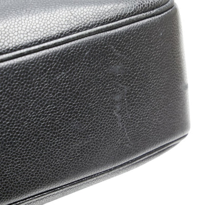 Chanel Logo CC, Black, Leather, shoulder