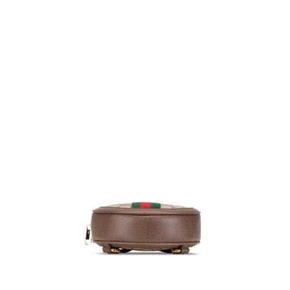Gucci Ophidia, "BEIGE, BROWN", "CANVAS, LEATHER", backpack