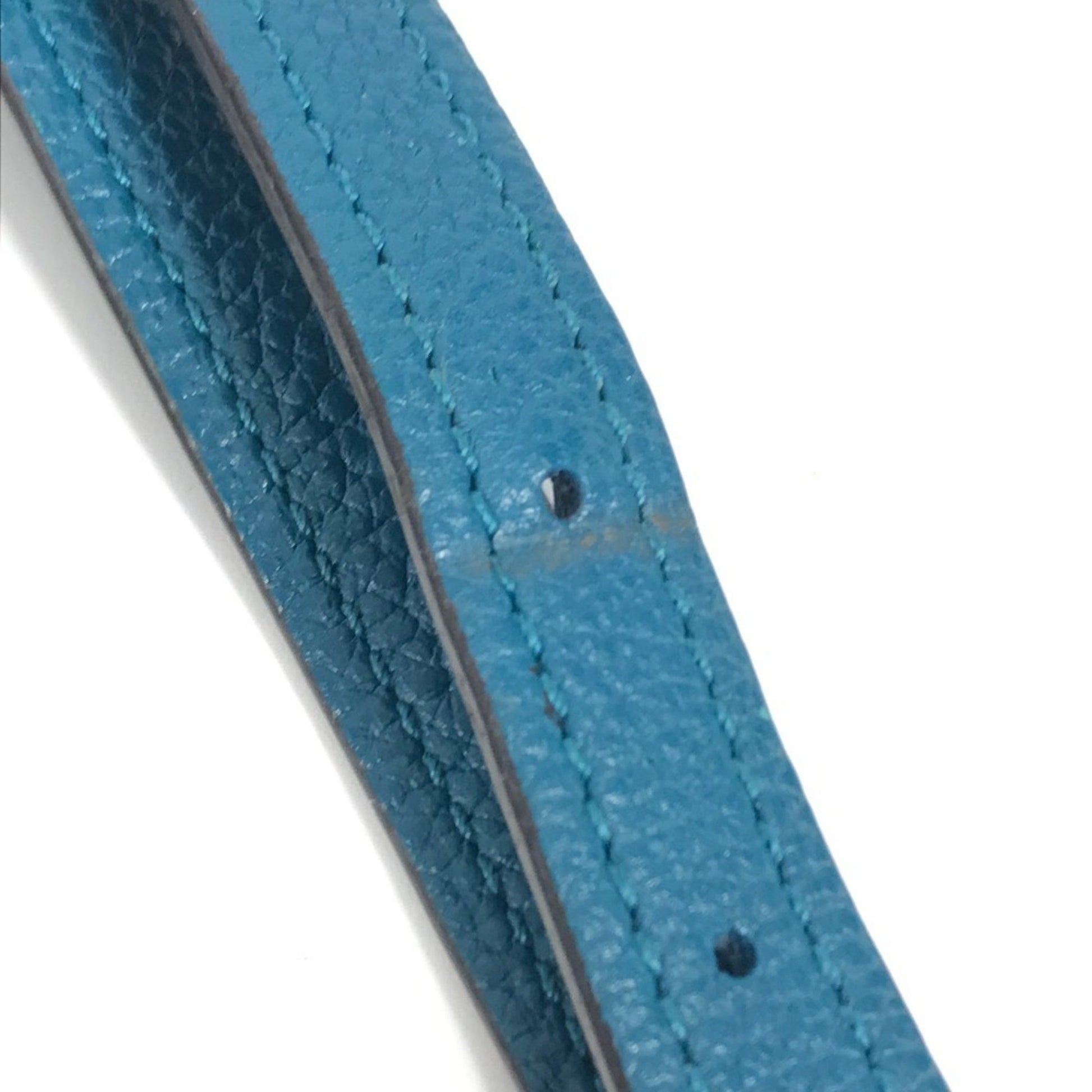 Louis Vuitton Milla, Blue, Leather, shoulder