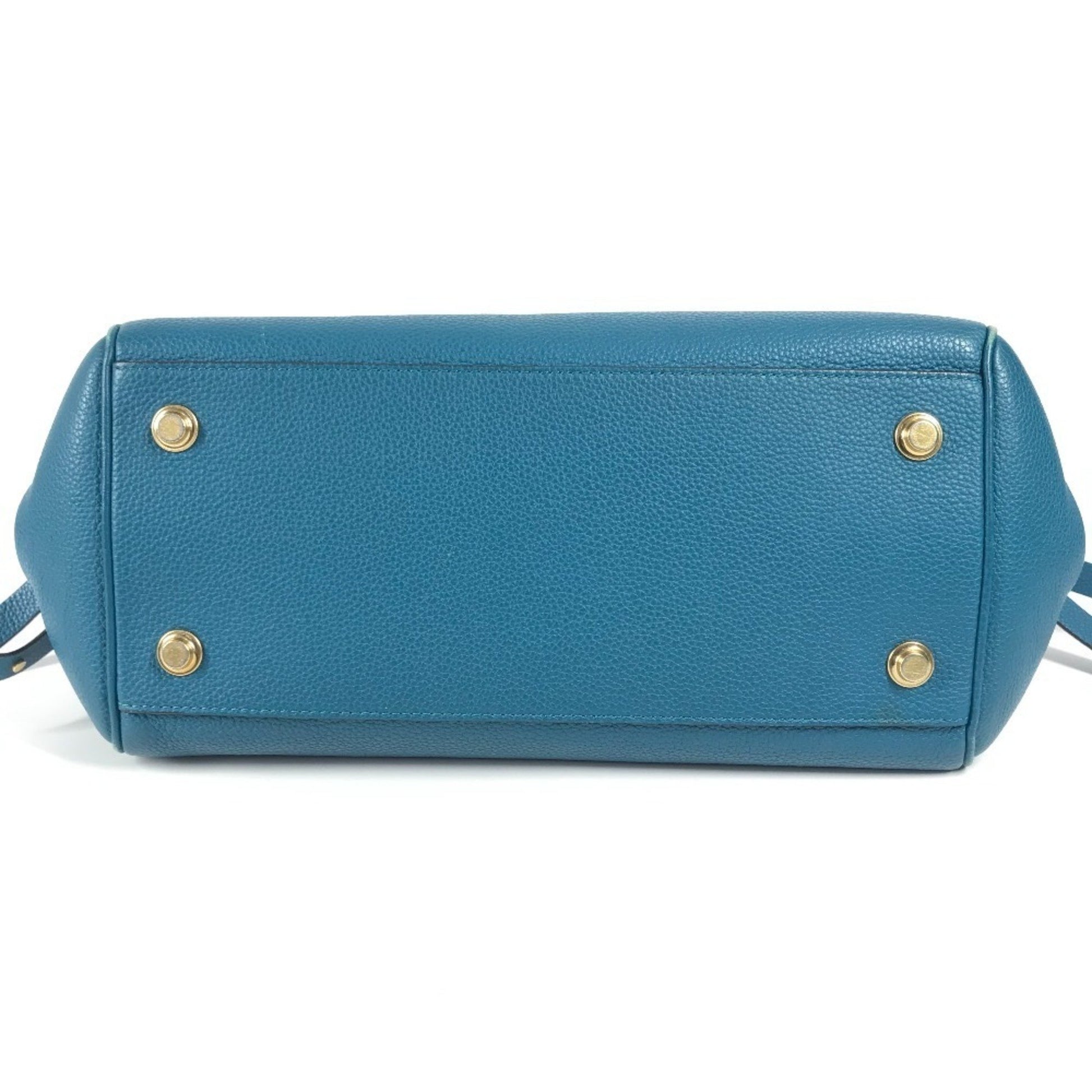 Louis Vuitton Milla, Blue, Leather, shoulder