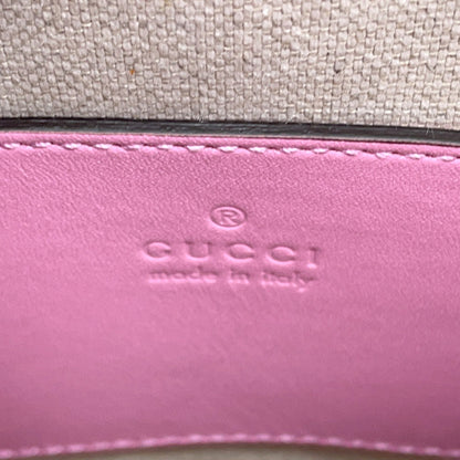 Gucci Bamboo, Pink, Leather, clutch