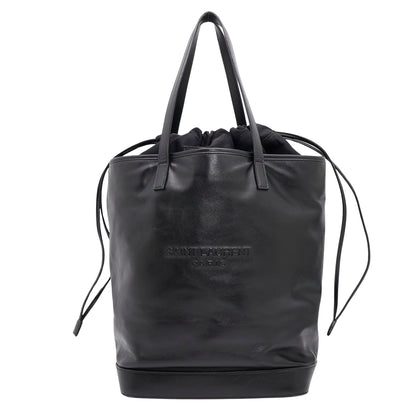 Saint Laurent Teddy, Black, Leather, tote