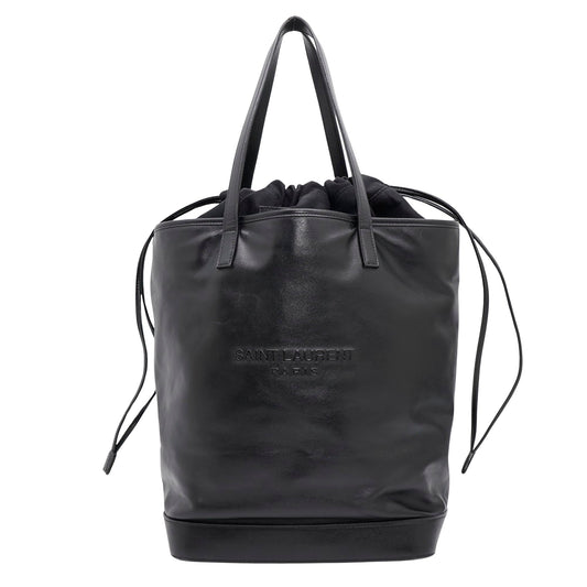 Saint Laurent Teddy, Black, Leather, tote