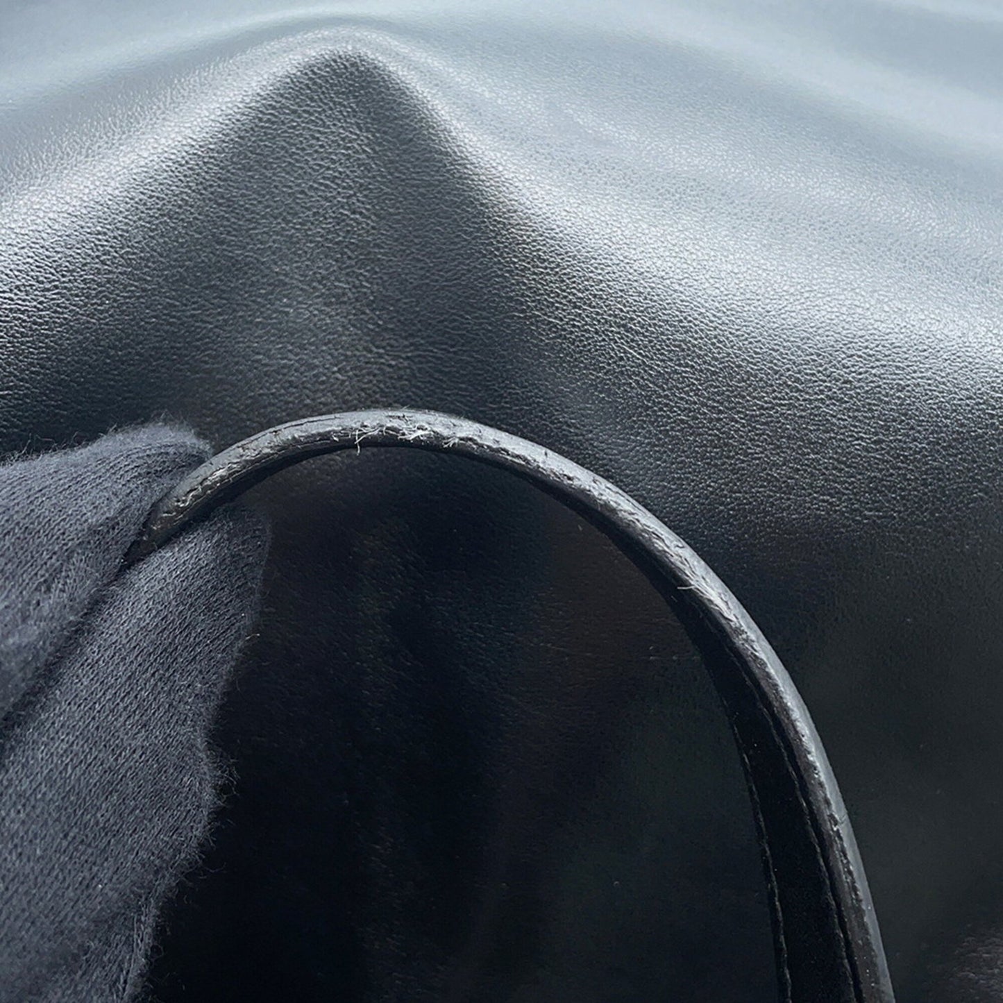 Saint Laurent Teddy, Black, Leather, tote