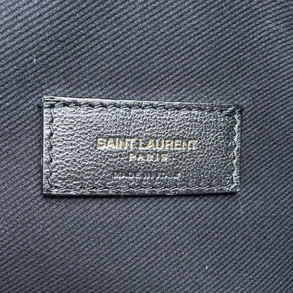 Saint Laurent Teddy, Black, Leather, tote