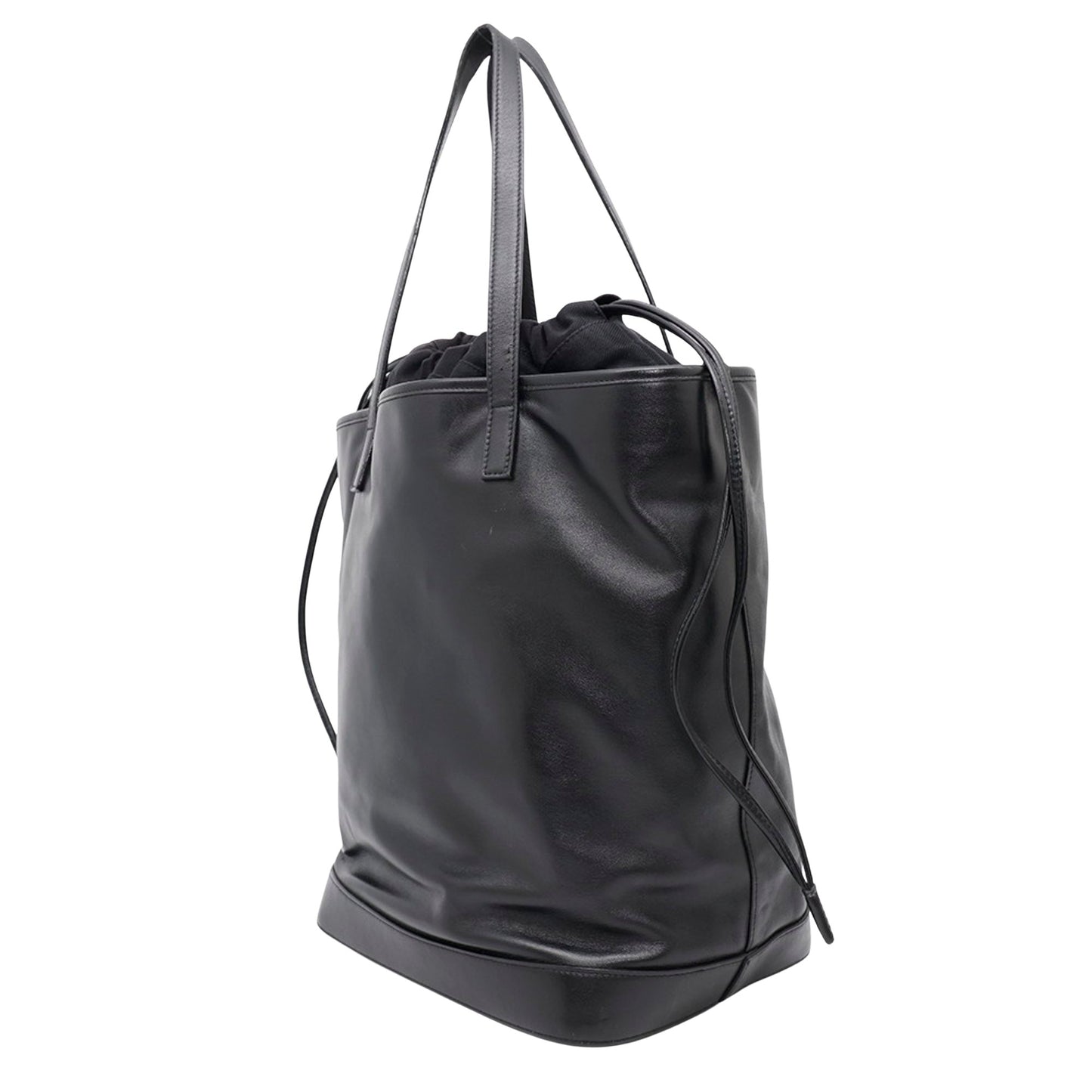 Saint Laurent Teddy, Black, Leather, tote