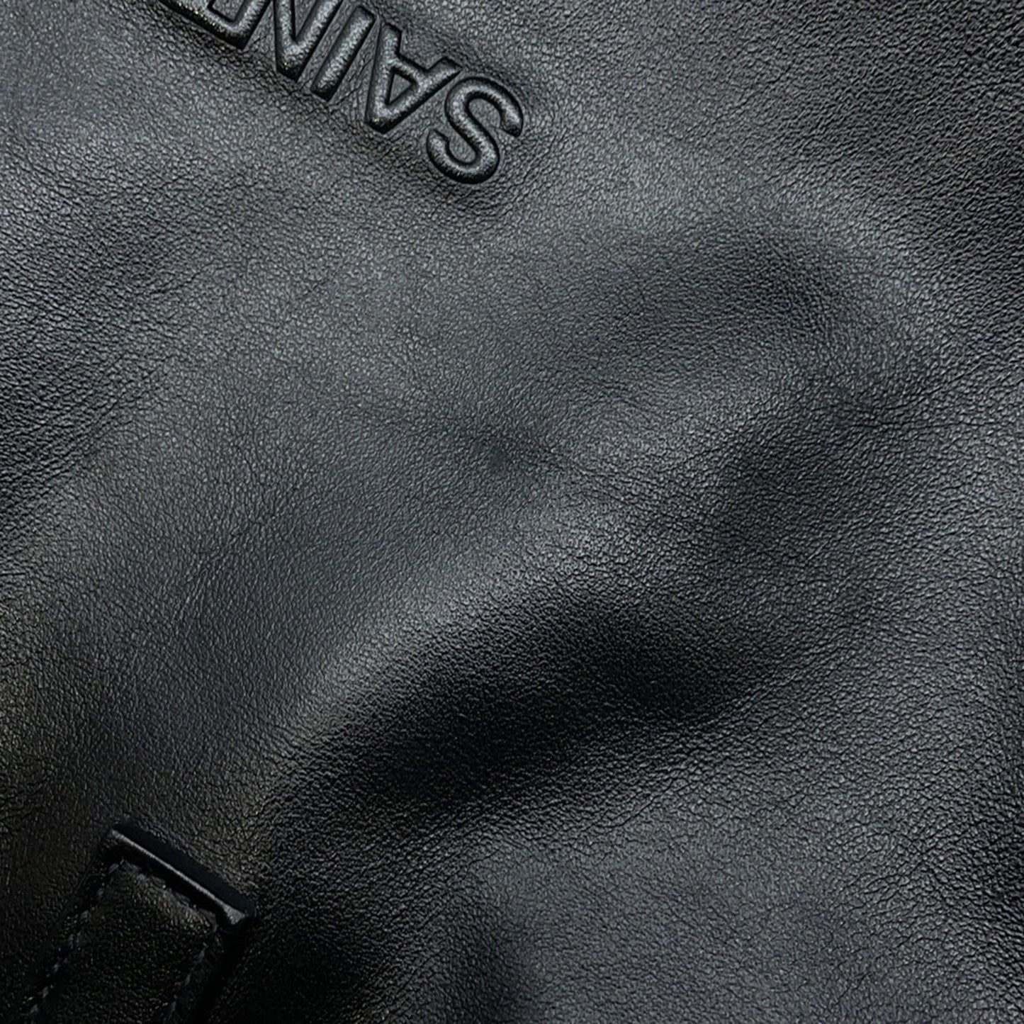 Saint Laurent Teddy, Black, Leather, tote