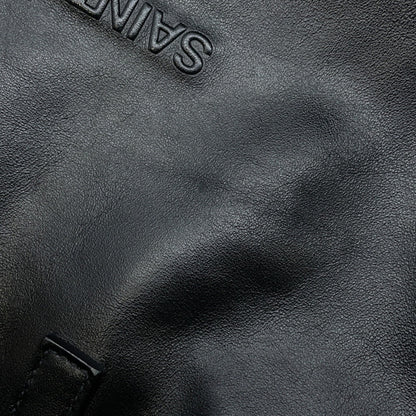 Saint Laurent Teddy, Black, Leather, tote