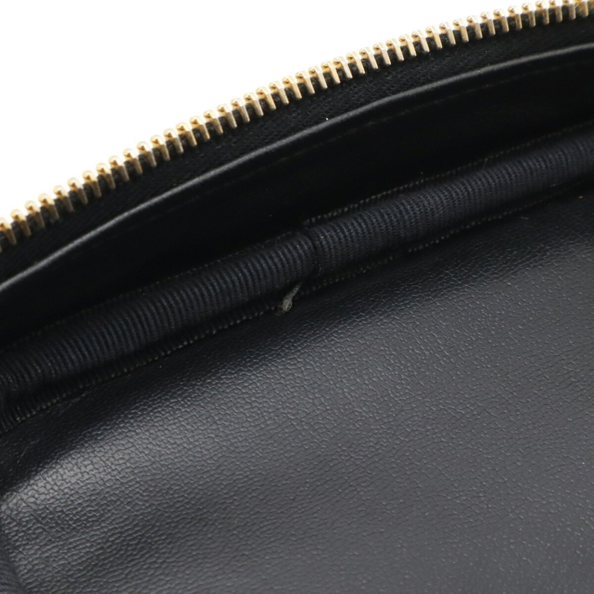 Chanel Vanity, Black, Leather, handbag