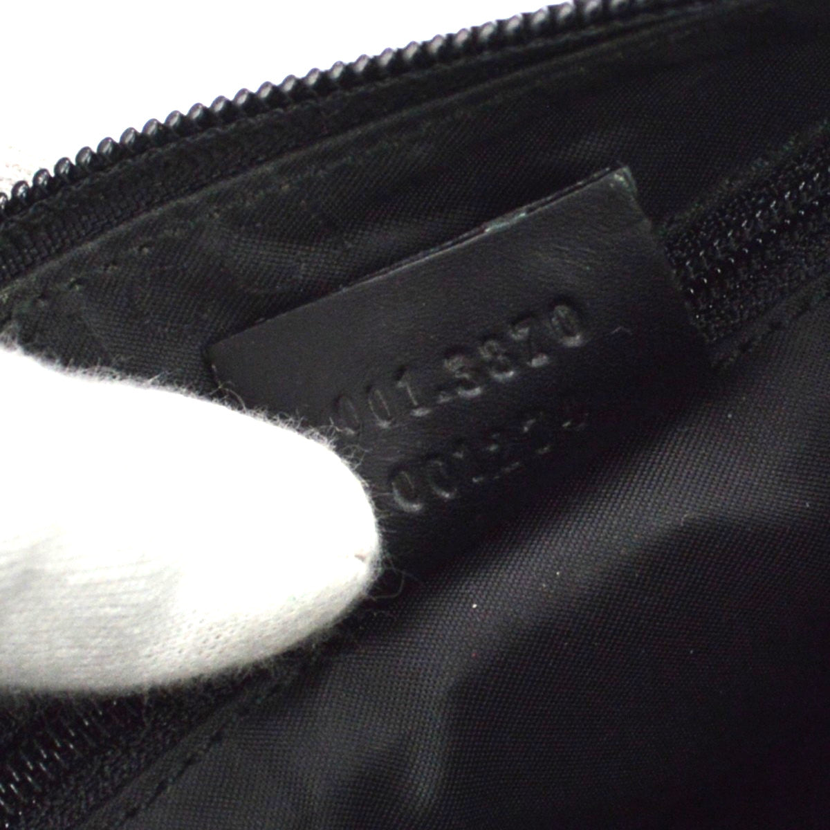 Gucci Bamboo Bullet GG Canvas, Black, Canvas, Handbag