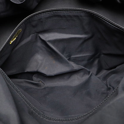 Chanel Biarritz, Black, "CANVAS, LEATHER", handbag