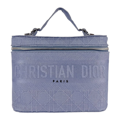 Dior Vanity, Blue, Canvas, handbag