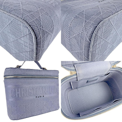 Dior Vanity, Blue, Canvas, handbag