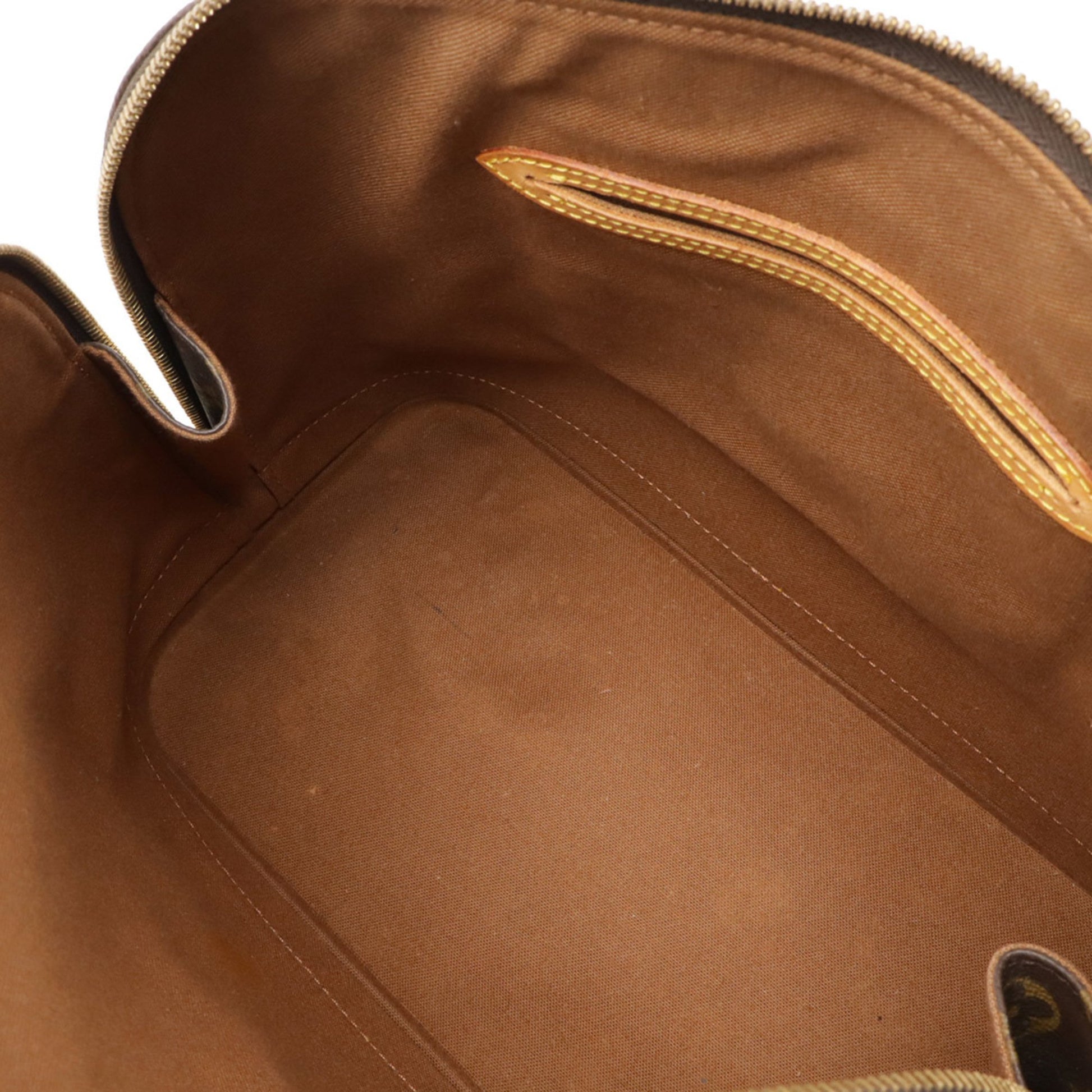Louis Vuitton Alma, Brown, Canvas, handbag