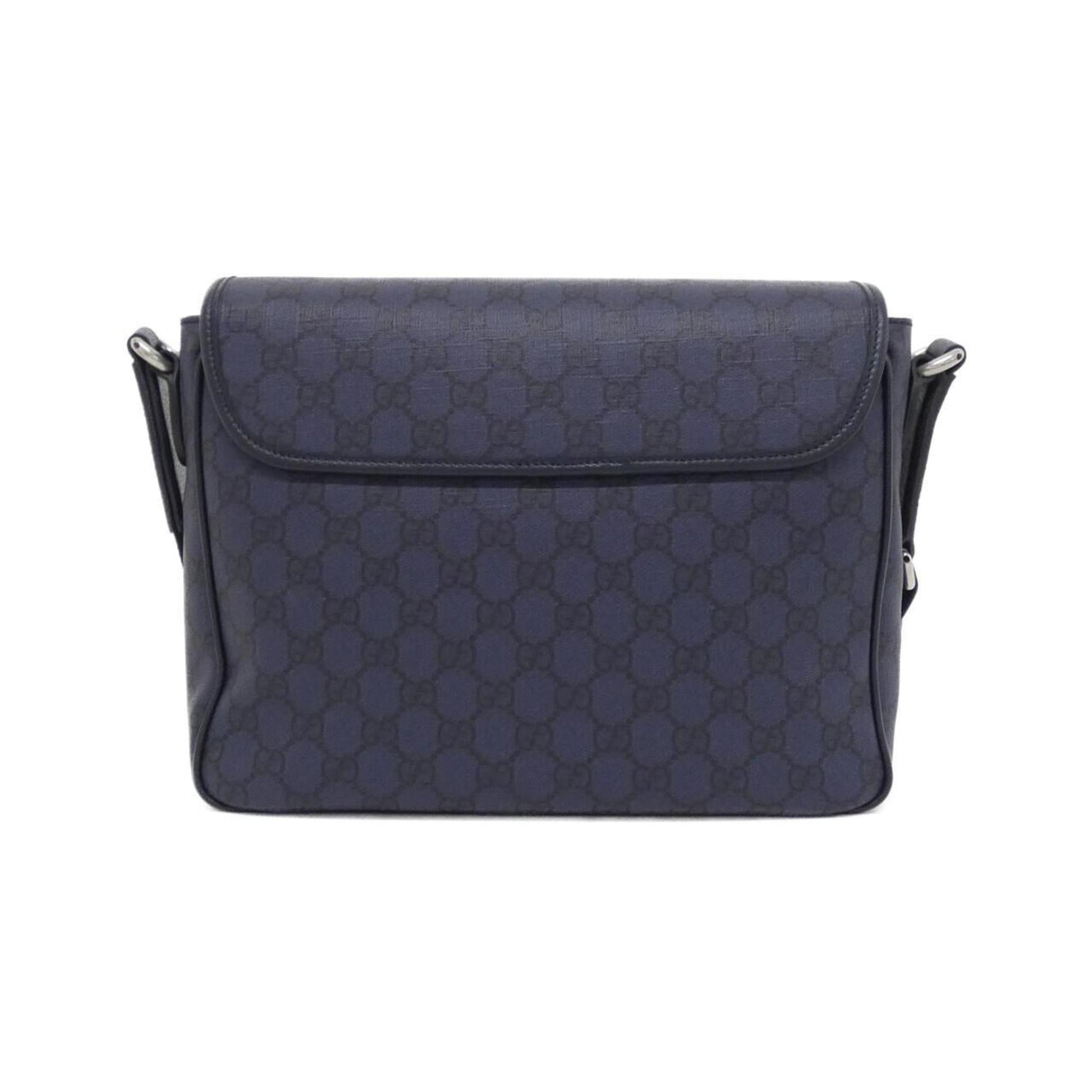 Gucci GG Marmont, Blue, Canvas, shoulder