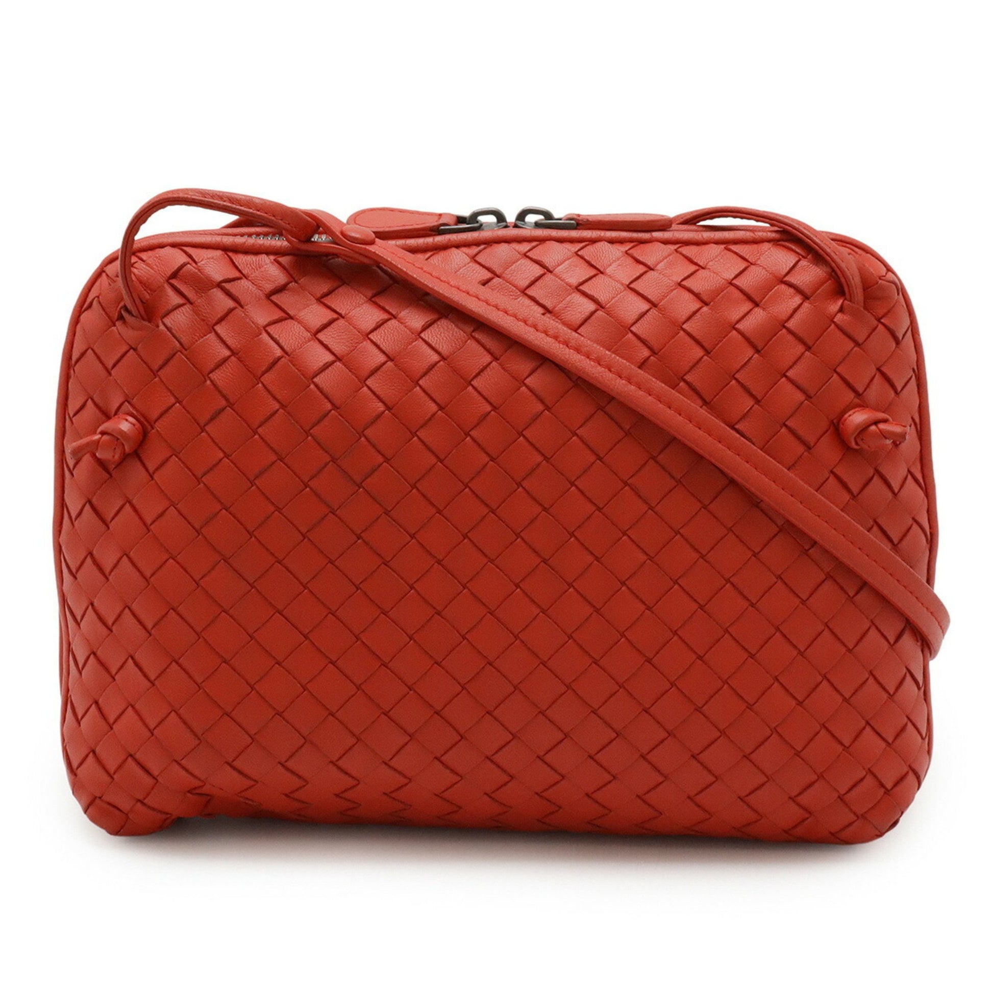 Bottega Veneta Loop, Red, Leather, shoulder